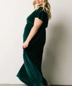 BB Custom Dresses Sulzen Velvet Maxi Dress | Deep Topaz 24 BB Custom Dresses Sulzen Velvet Maxi Dress | Deep Topaz