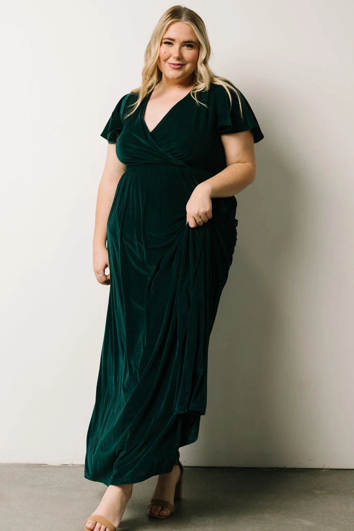 BB Custom Dresses Sulzen Velvet Maxi Dress | Deep Topaz 9 BB Custom Dresses Sulzen Velvet Maxi Dress | Deep Topaz