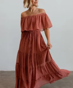 BB Custom Swiss Dot Maxi Dress | Dusty Mauve 27 BB Custom Swiss Dot Maxi Dress | Dusty Mauve