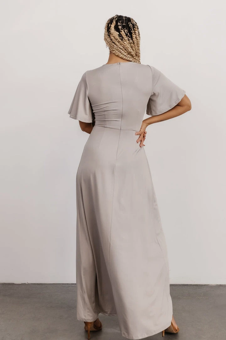DD Sybil Maxi Dress | Light Gray Dresses 4 DD Sybil Maxi Dress | Light Gray Dresses
