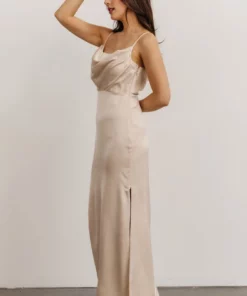 SL Dresses Sydney Satin Gown | Champagne 11 SL Dresses Sydney Satin Gown | Champagne