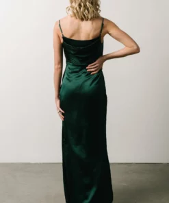 SL Sydney Satin Gown | Emerald 11 SL Sydney Satin Gown | Emerald