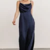 SL Sydney Satin Gown | Navy Dresses