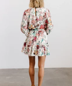 FT Dresses Tally Mini Dress | Off White Multi Print 22 FT Dresses Tally Mini Dress | Off White Multi Print