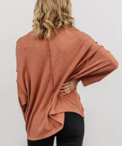 LUM Thayne Henley Long Sleeve Shirt | Dusty Clay 10 LUM Thayne Henley Long Sleeve Shirt | Dusty Clay