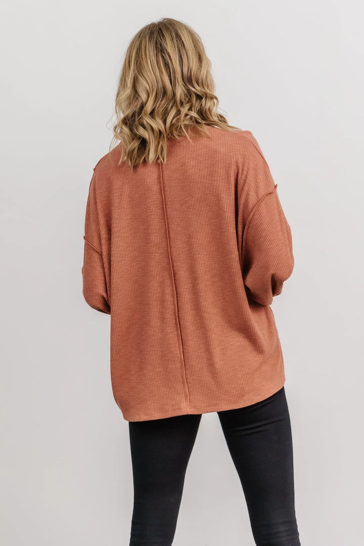 LUM Thayne Henley Long Sleeve Shirt | Dusty Clay 5 LUM Thayne Henley Long Sleeve Shirt | Dusty Clay