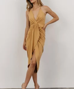 DD Dresses Tia Midi Dress | Dusty Camel