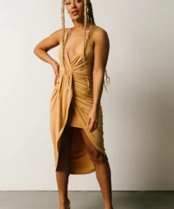 DD Dresses Tia Midi Dress | Dusty Camel