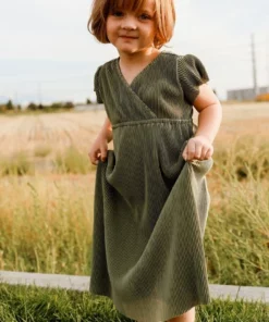 BB Custom Toddler Athena Pleated Midi Dress | Sage 11 BB Custom Toddler Athena Pleated Midi Dress | Sage