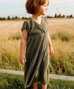 BB Custom Toddler Athena Pleated Midi Dress | Sage 8 BB Custom Toddler Athena Pleated Midi Dress | Sage