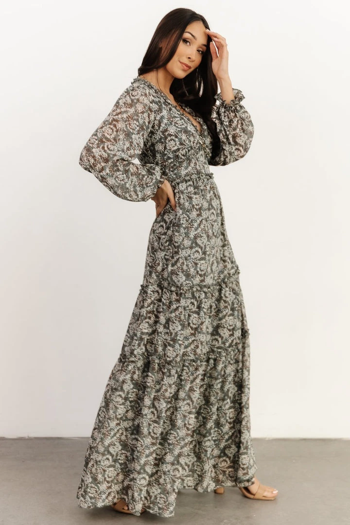 POL Dresses Tove Maxi Dress | Blue Print 4 POL Dresses Tove Maxi Dress | Blue Print