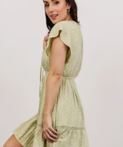 IL Trixie Tie Neck Mini Dress | Light Green Dresses 10 IL Trixie Tie Neck Mini Dress | Light Green Dresses