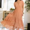 BB Custom Tuscany High-Low Dress | Dusty Melon