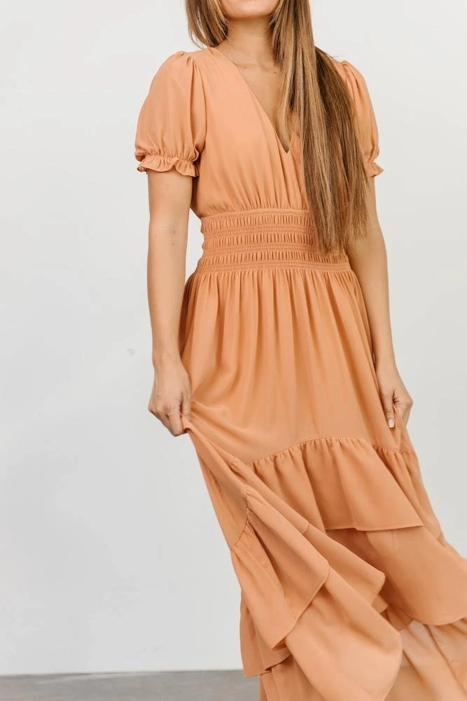 BB Custom Tuscany High-Low Dress | Dusty Melon 9 BB Custom Tuscany High-Low Dress | Dusty Melon