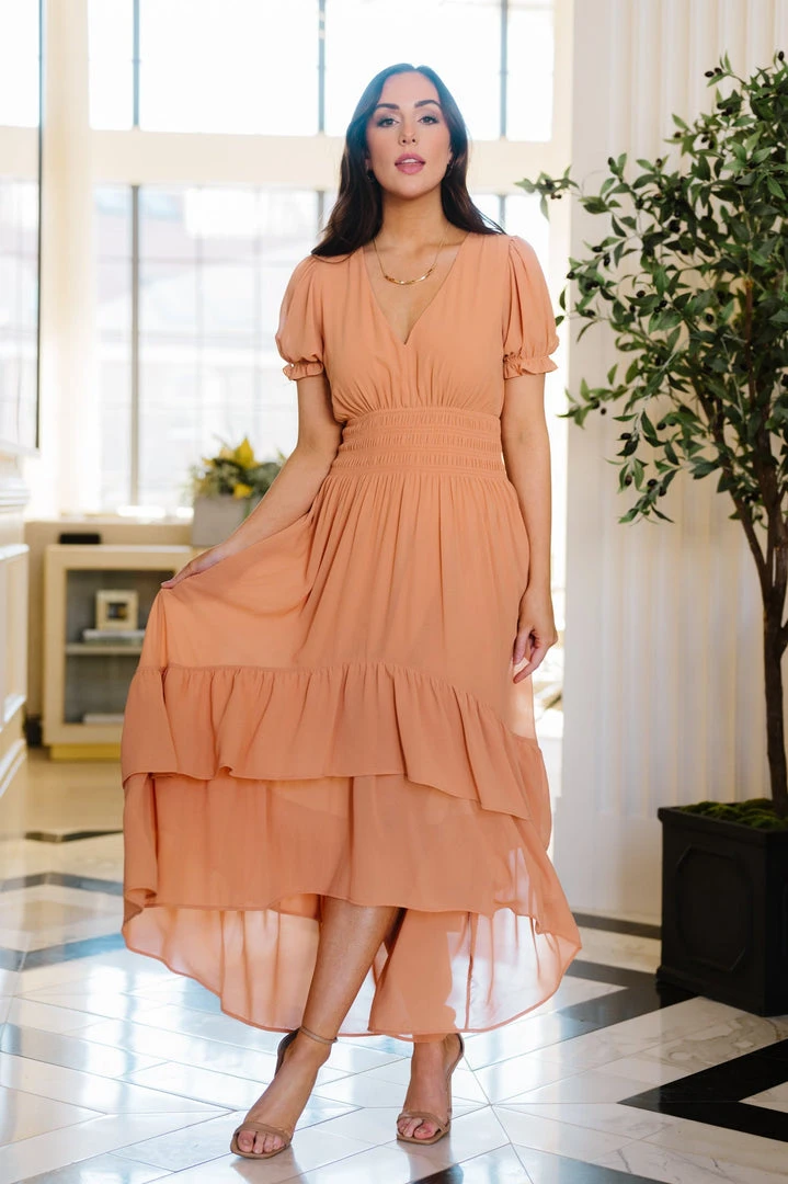 BB Custom Tuscany High-Low Dress | Dusty Melon 5 BB Custom Tuscany High-Low Dress | Dusty Melon