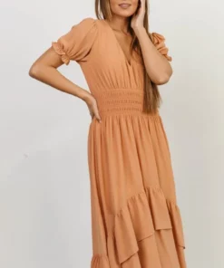 BB Custom Tuscany High-Low Dress | Dusty Melon 16 BB Custom Tuscany High-Low Dress | Dusty Melon