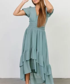 BB Custom Tuscany High-Low Dress | Sea Blue Dresses