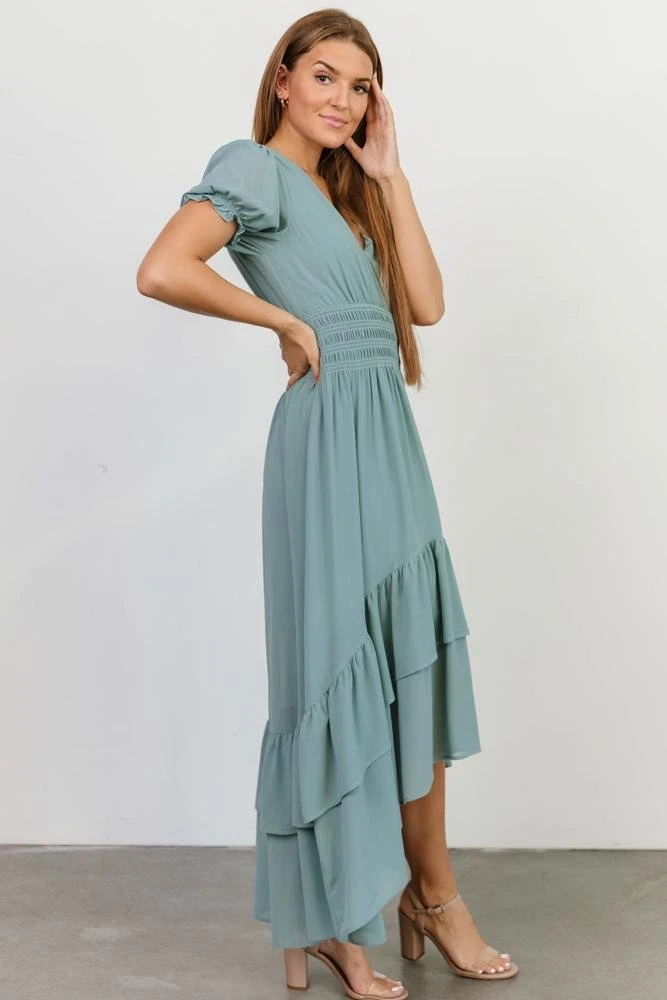 BB Custom Tuscany High-Low Dress | Sea Blue Dresses 3 BB Custom Tuscany High-Low Dress | Sea Blue Dresses