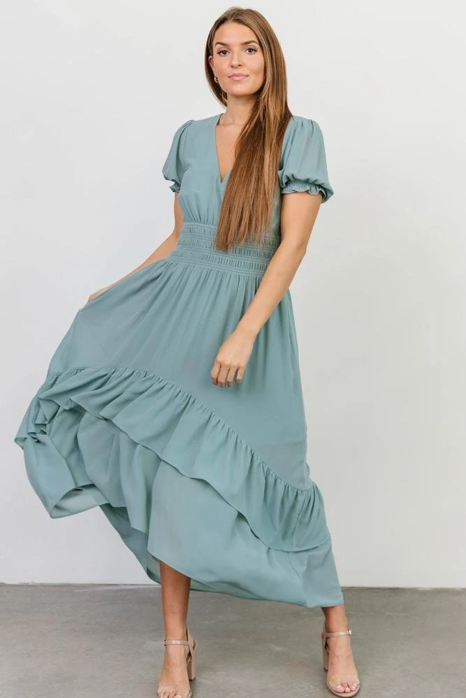 BB Custom Tuscany High-Low Dress | Sea Blue Dresses 4 BB Custom Tuscany High-Low Dress | Sea Blue Dresses