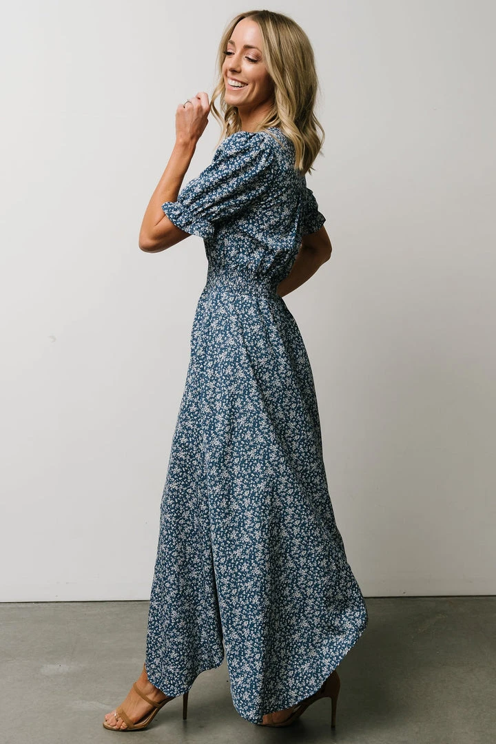 HAY Robyn Maxi Dress | French Blue Floral Dresses 3 HAY Robyn Maxi Dress | French Blue Floral Dresses