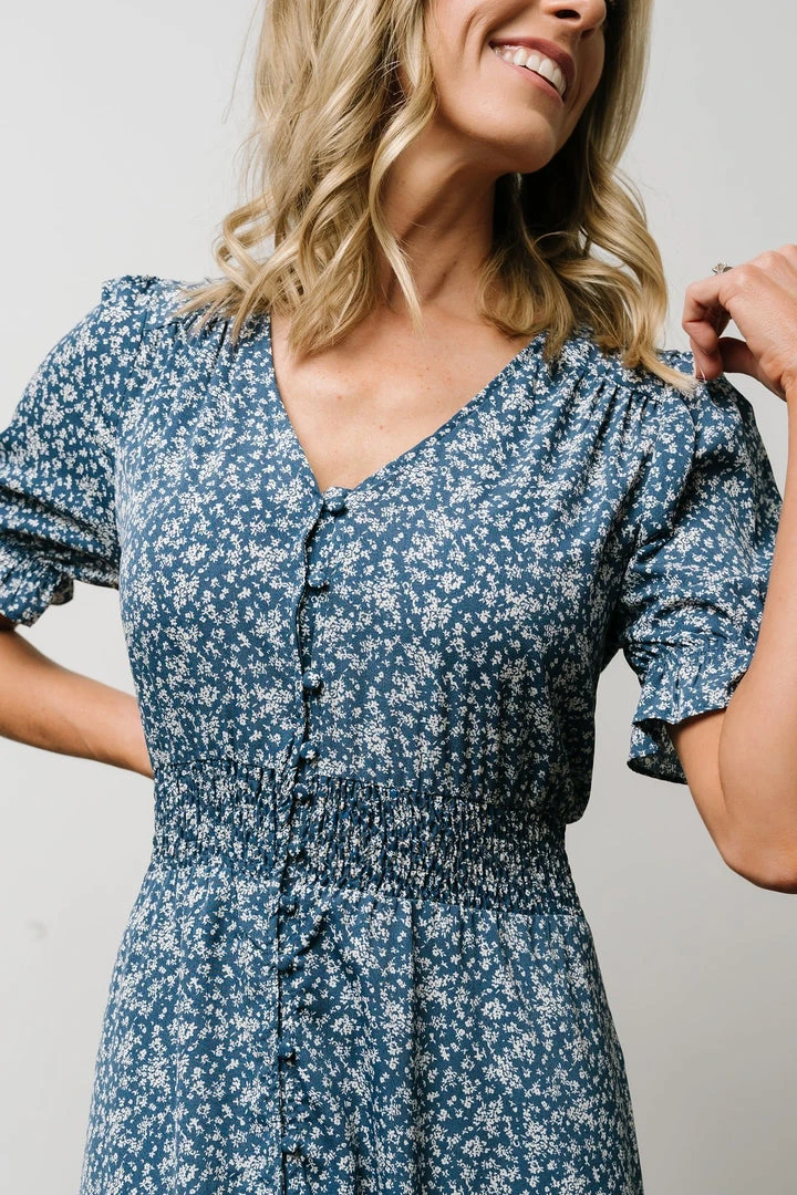 HAY Robyn Maxi Dress | French Blue Floral Dresses 2 HAY Robyn Maxi Dress | French Blue Floral Dresses