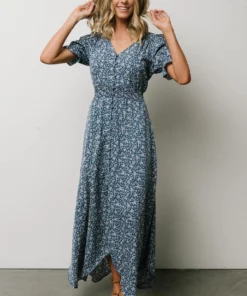 HAY Robyn Maxi Dress | French Blue Floral Dresses 13 HAY Robyn Maxi Dress | French Blue Floral Dresses