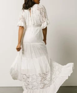 DD Ulla Tiered Maxi Dress | Off White