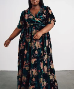 BB Custom Uma Velvet Maxi Dress | Jade Floral Dresses 25 BB Custom Uma Velvet Maxi Dress | Jade Floral Dresses