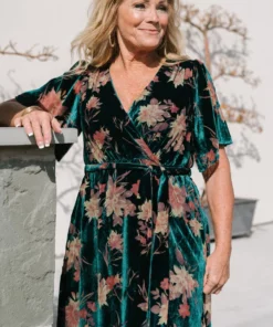 BB Custom Uma Velvet Maxi Dress | Jade Floral Dresses 33 BB Custom Uma Velvet Maxi Dress | Jade Floral Dresses