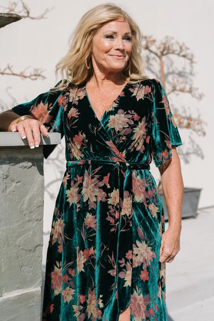 BB Custom Uma Velvet Maxi Dress | Jade Floral Dresses 17 BB Custom Uma Velvet Maxi Dress | Jade Floral Dresses