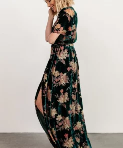 BB Custom Uma Velvet Maxi Dress | Jade Floral Dresses 23 BB Custom Uma Velvet Maxi Dress | Jade Floral Dresses