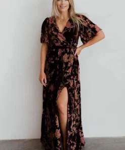 BB Custom Uma Velvet Maxi Dress | Plum Floral Dresses 25 BB Custom Uma Velvet Maxi Dress | Plum Floral Dresses