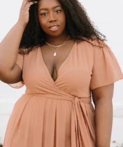 RR Vaughnie Maxi Dress | Light Copper Dresses