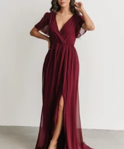 RR Vaughnie Maxi Dress | Merlot 10 RR Vaughnie Maxi Dress | Merlot