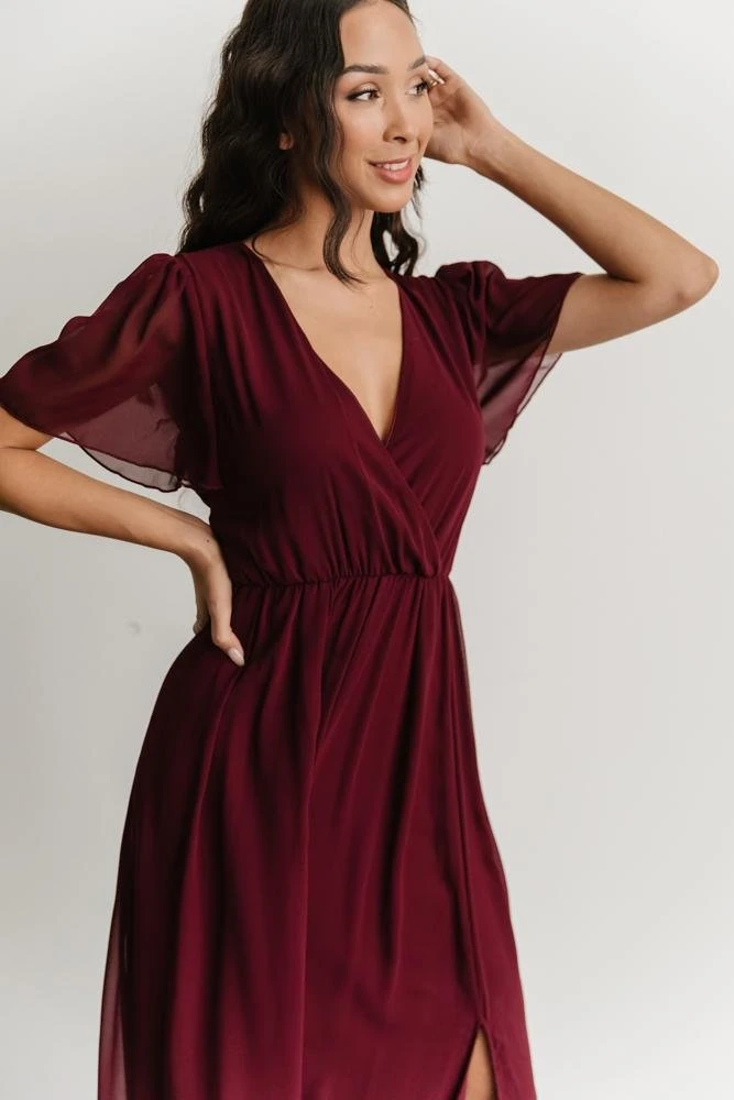 RR Vaughnie Maxi Dress | Merlot 6 RR Vaughnie Maxi Dress | Merlot