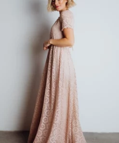 RR Dresses Venice Lace Maxi Dress | Blush 14 RR Dresses Venice Lace Maxi Dress | Blush
