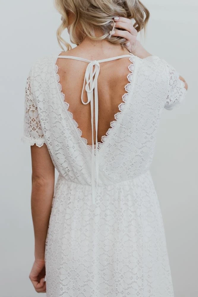 RR Dresses Venice Lace Maxi Dress | White 6 RR Dresses Venice Lace Maxi Dress | White