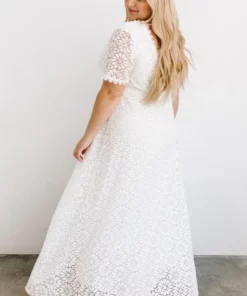 RR Dresses Venice Lace Maxi Dress | White