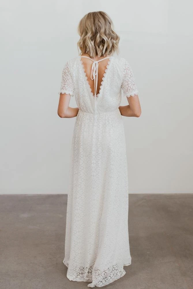 RR Dresses Venice Lace Maxi Dress | White 5 RR Dresses Venice Lace Maxi Dress | White