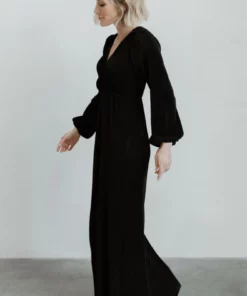 BB Custom Dresses Venus Pleated Maxi Dress | Black 18 BB Custom Dresses Venus Pleated Maxi Dress | Black