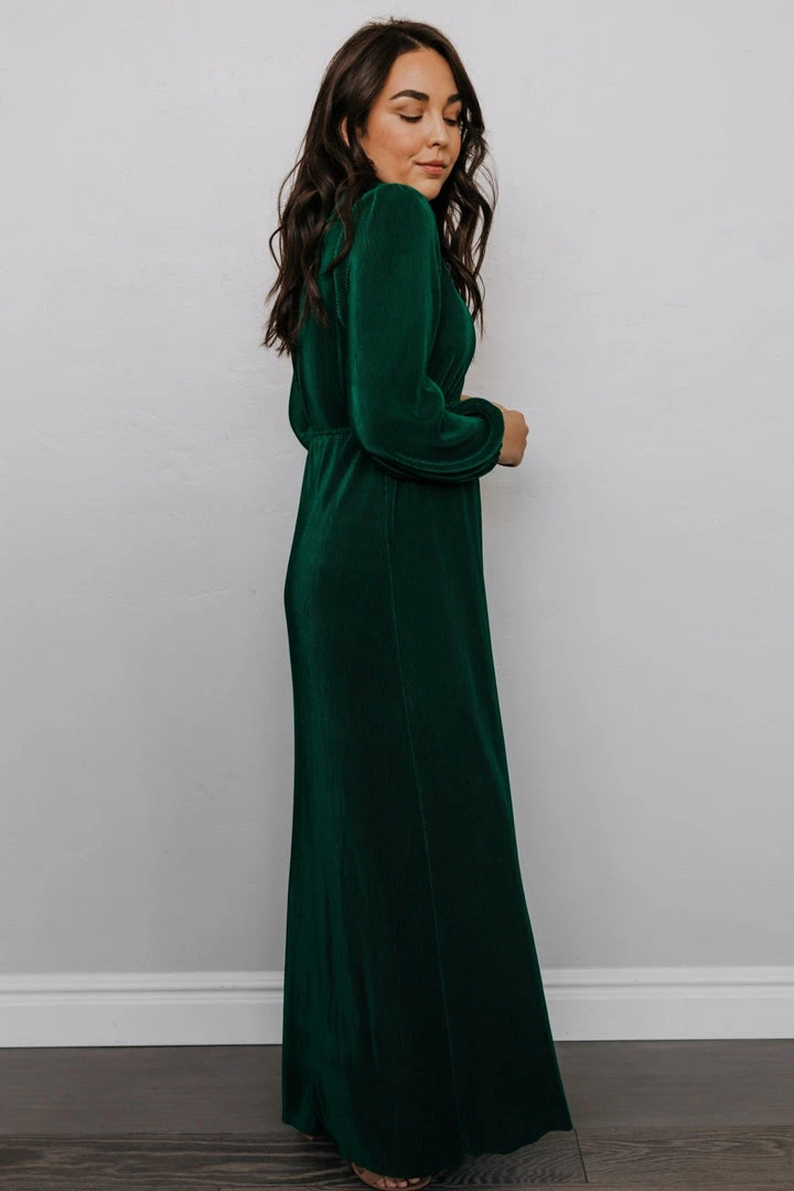 BB Custom Venus Pleated Maxi Dress | Forest Dresses 4 BB Custom Venus Pleated Maxi Dress | Forest Dresses