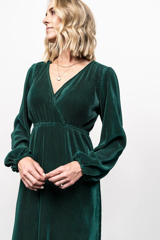 BB Custom Venus Pleated Maxi Dress | Forest Dresses 2 BB Custom Venus Pleated Maxi Dress | Forest Dresses