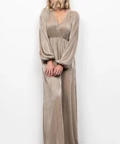 BB Custom Dresses Venus Pleated Maxi Dress | Gold 27 BB Custom Dresses Venus Pleated Maxi Dress | Gold