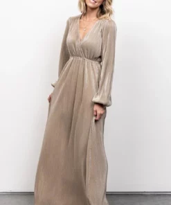 BB Custom Dresses Venus Pleated Maxi Dress | Gold 23 BB Custom Dresses Venus Pleated Maxi Dress | Gold