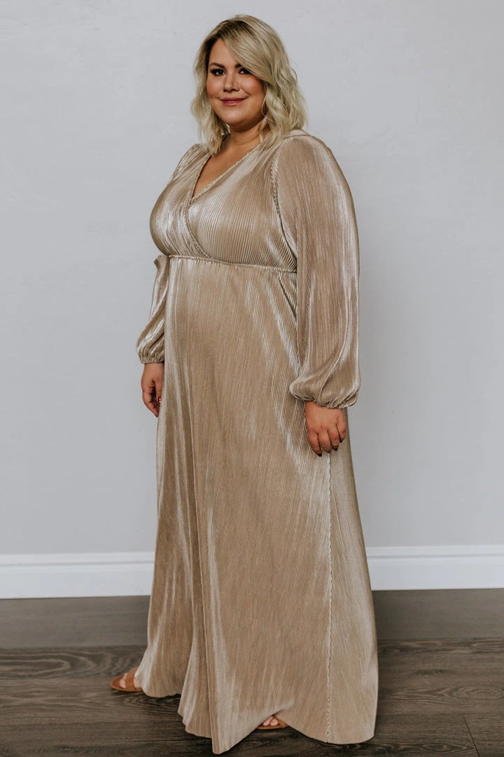 BB Custom Dresses Venus Pleated Maxi Dress | Gold 7 BB Custom Dresses Venus Pleated Maxi Dress | Gold