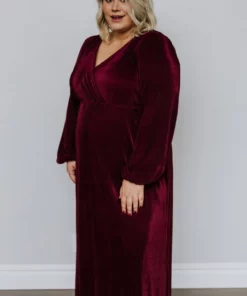 BB Custom Dresses Venus Pleated Maxi Dress | Mulberry