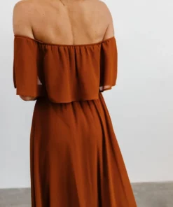 BB Custom Victoria Off Shoulder Maxi Dress | Spice Dresses