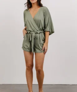 DD Boho Vince Romper | Dusty Sage