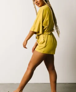 DD Vince Romper | Tuscan Yellow Boho