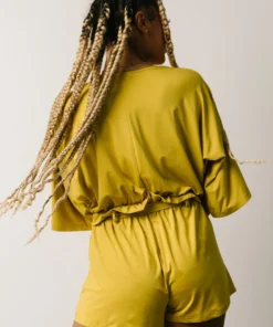 DD Vince Romper | Tuscan Yellow Boho